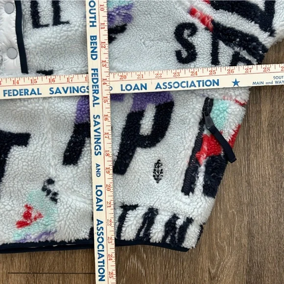 Free People Hit The Slopes Printed Pullover Women’s M Stand Out Never Still - Picture 6 of 6